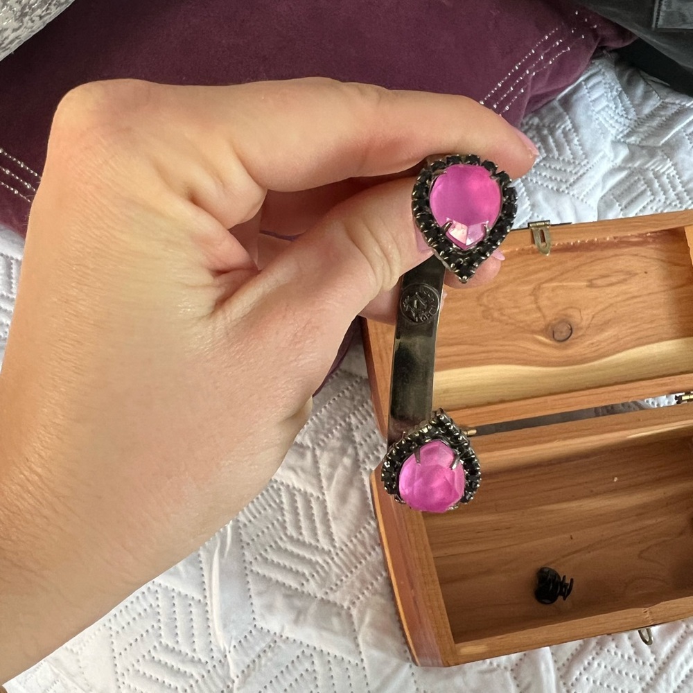 Loren Hope Pink and Silver Bracelet